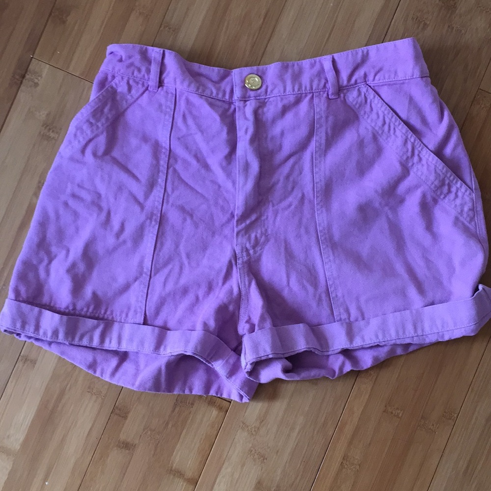 Big Bud Press work shorts in lilac